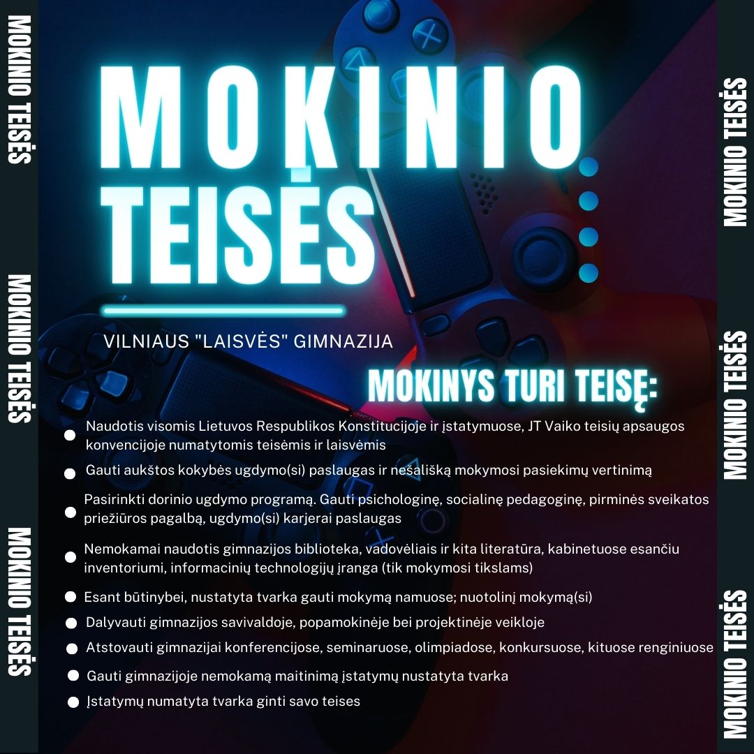 Mokinio teises