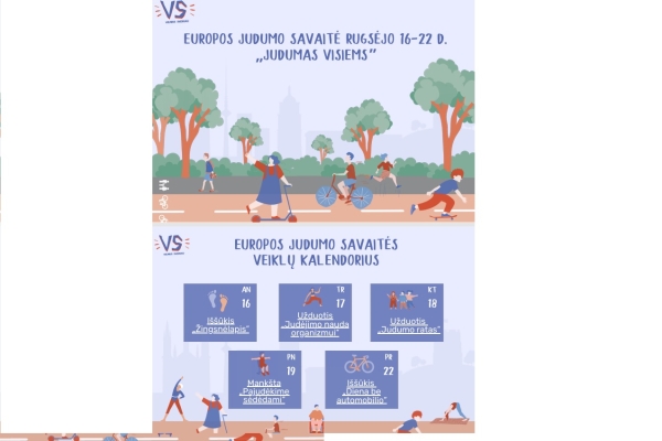 Vilniaus judumo savaitė: kviečiame prisijungti!